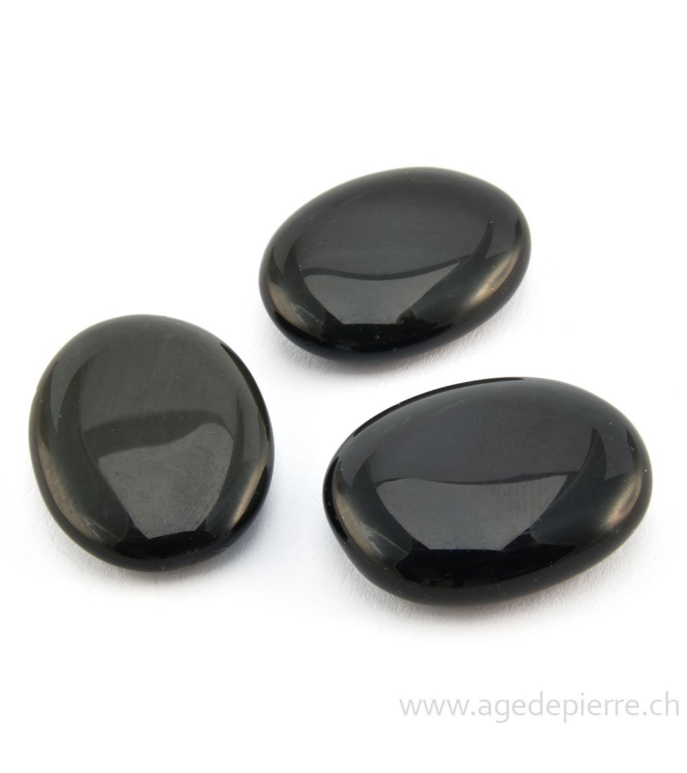 Obsidienne oeil céleste galet