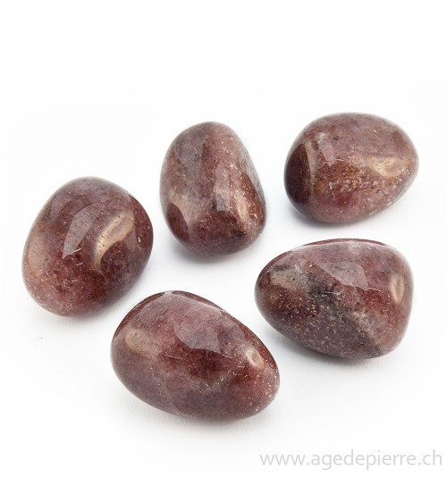 Aventurine rouge galet rond