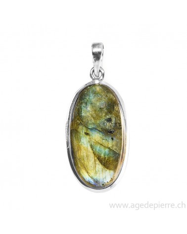 Pendentif labradorite avec argent 925