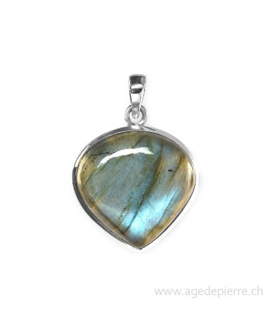 Pendentif labradorite avec argent 925