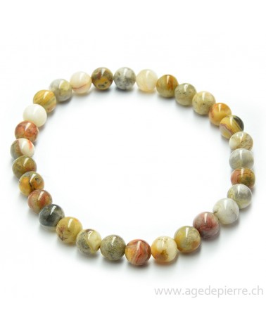 Agate crazy lace bracelet