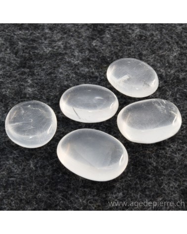 Mini galet plat de quartz girasol