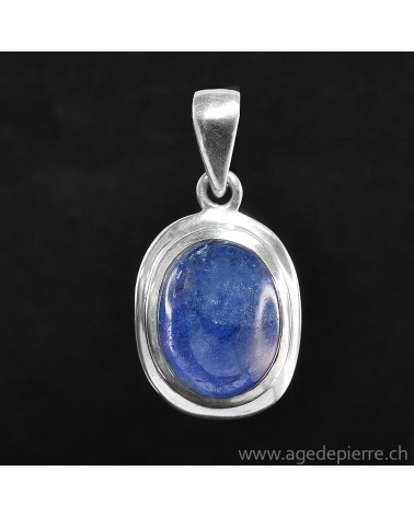 Pendentif tanzanite et argent 925 l'âge de pierre vevey