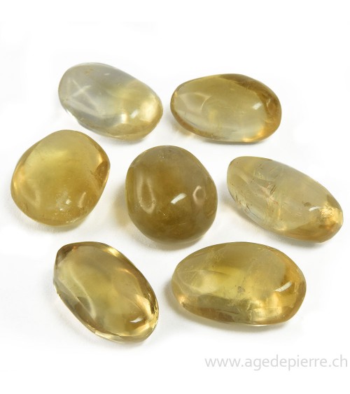 Citrine naturelle galet rond