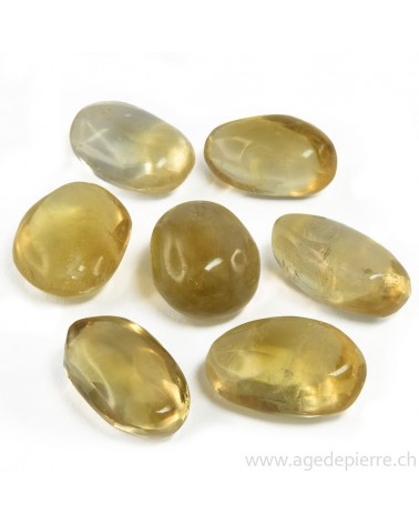 Citrine naturelle galet rond