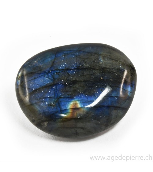 Labradorite grand galet rond