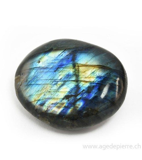 Labradorite grand galet rond