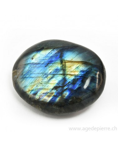 Labradorite grand galet rond
