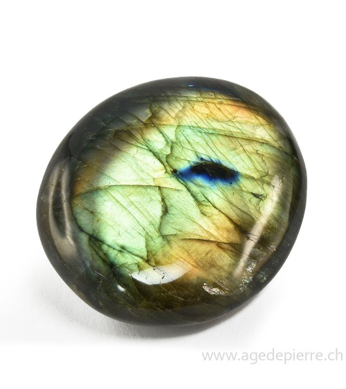 Labradorite grand galet rond