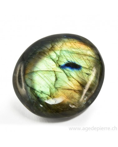 Labradorite grand galet rond