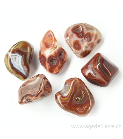Agate rouge L'Âge de pierre Vevey