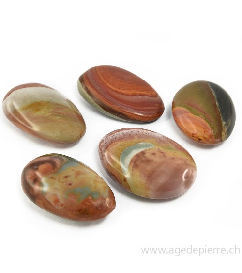 Jaspe polychrome galet