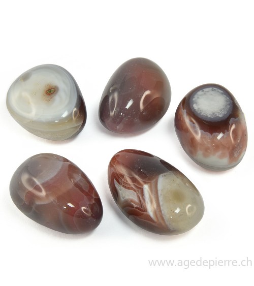 Agate galet rond