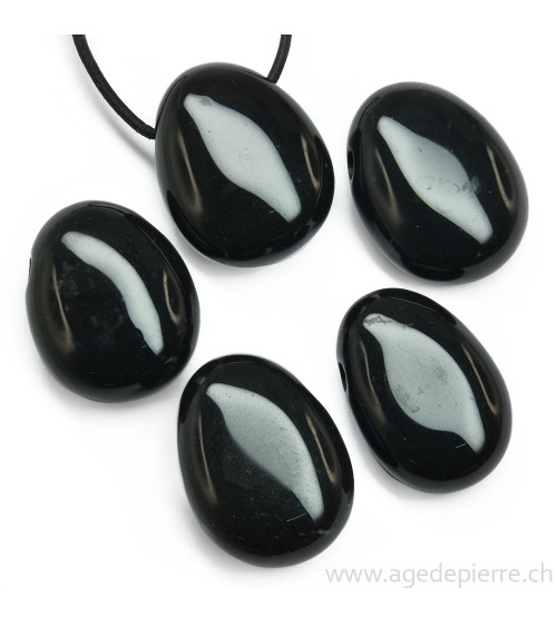 Onyx pendentif pierre percée