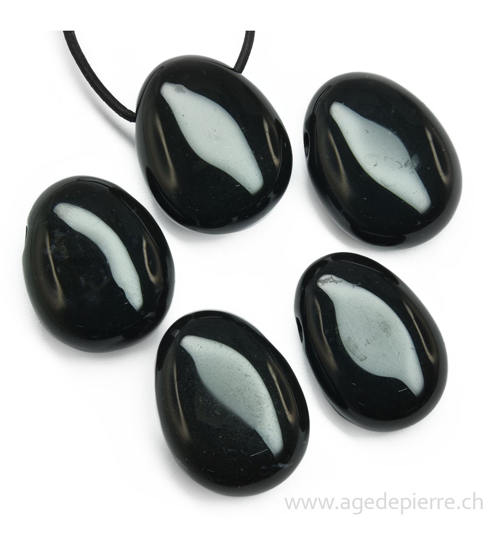 Onyx pendentif pierre percée