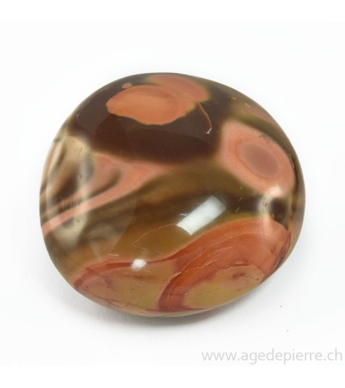 Jaspe polychrome grand galet