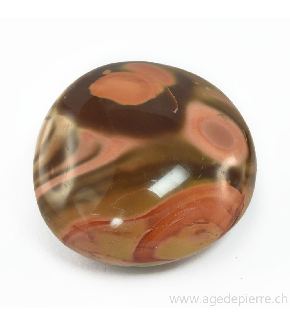 Jaspe polychrome grand galet