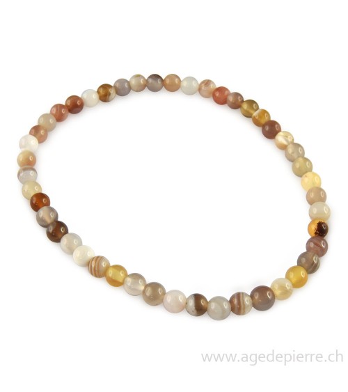 Agate du Botswana bracelet