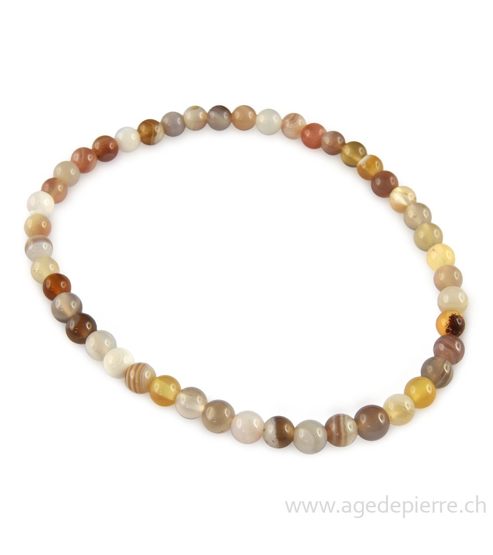 Agate du Botswana bracelet