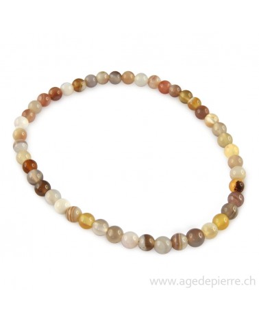 Agate du Botswana bracelet