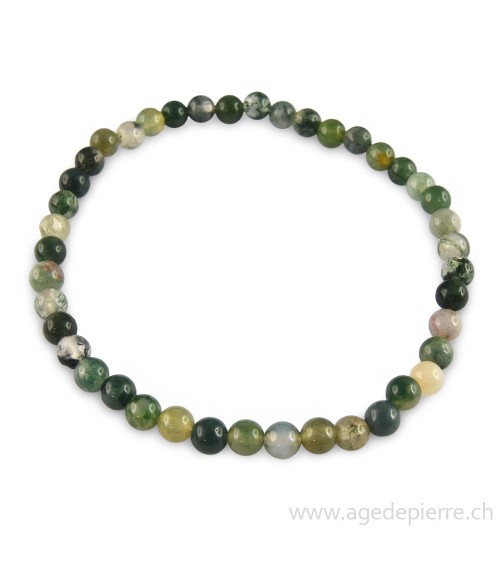 Agate mousse bracelet