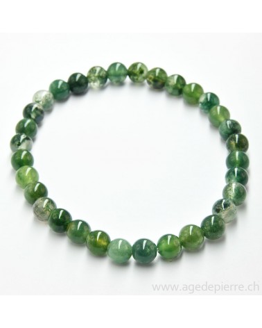 Agate mousse bracelet