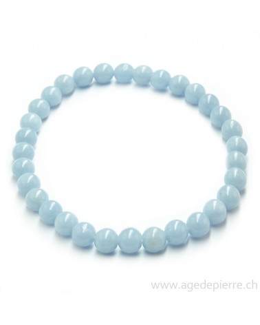 Angélite bracelet avec perles