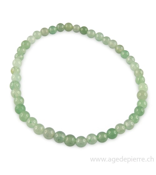 Aventurine bracelet avec perles de 4mm