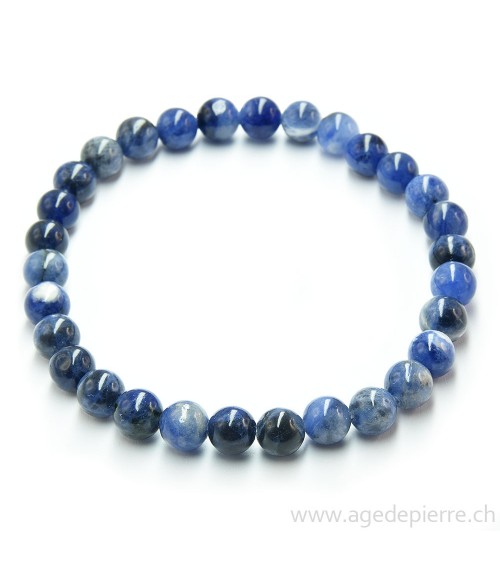 Sodalite bracelet avec perles de 6mm