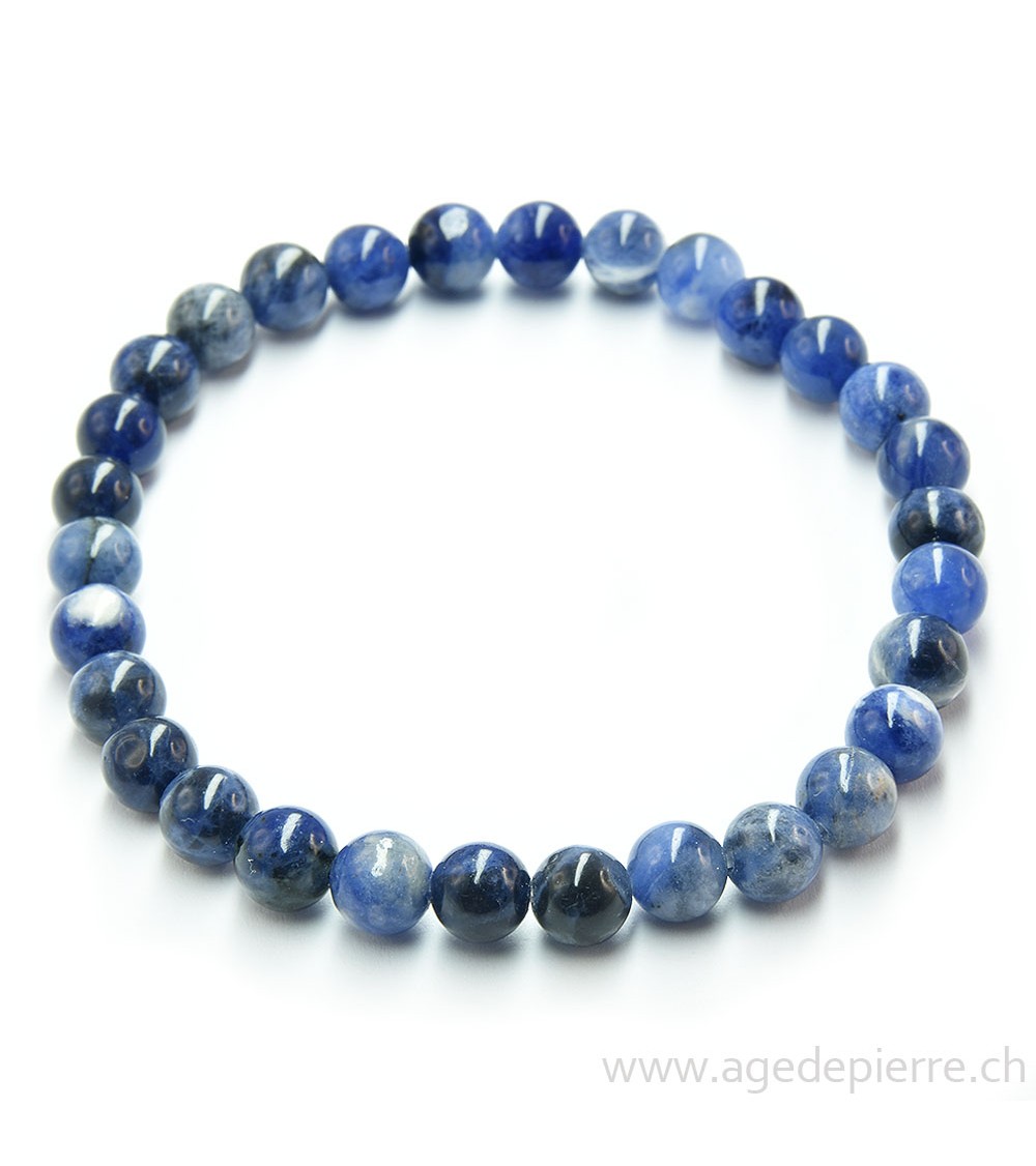 Sodalite bracelet l'âge de pierre Vevey