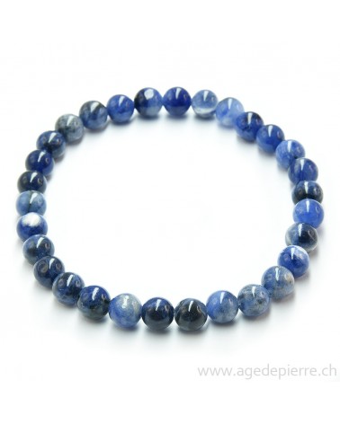 Sodalite bracelet l'âge de pierre Vevey
