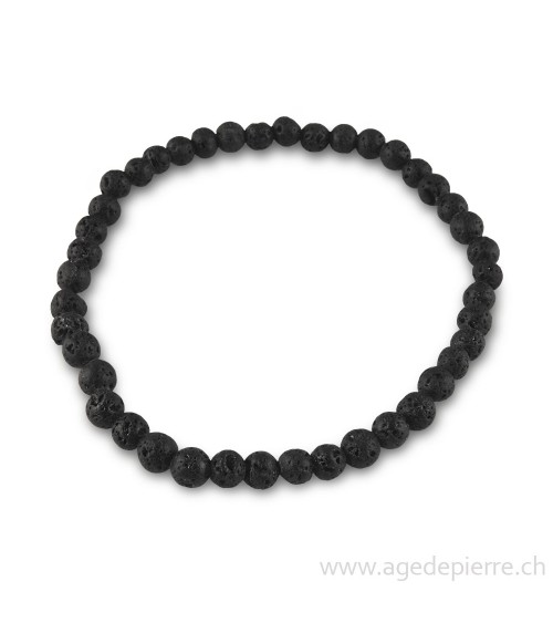 Lave bracelet avec perles de 4mm