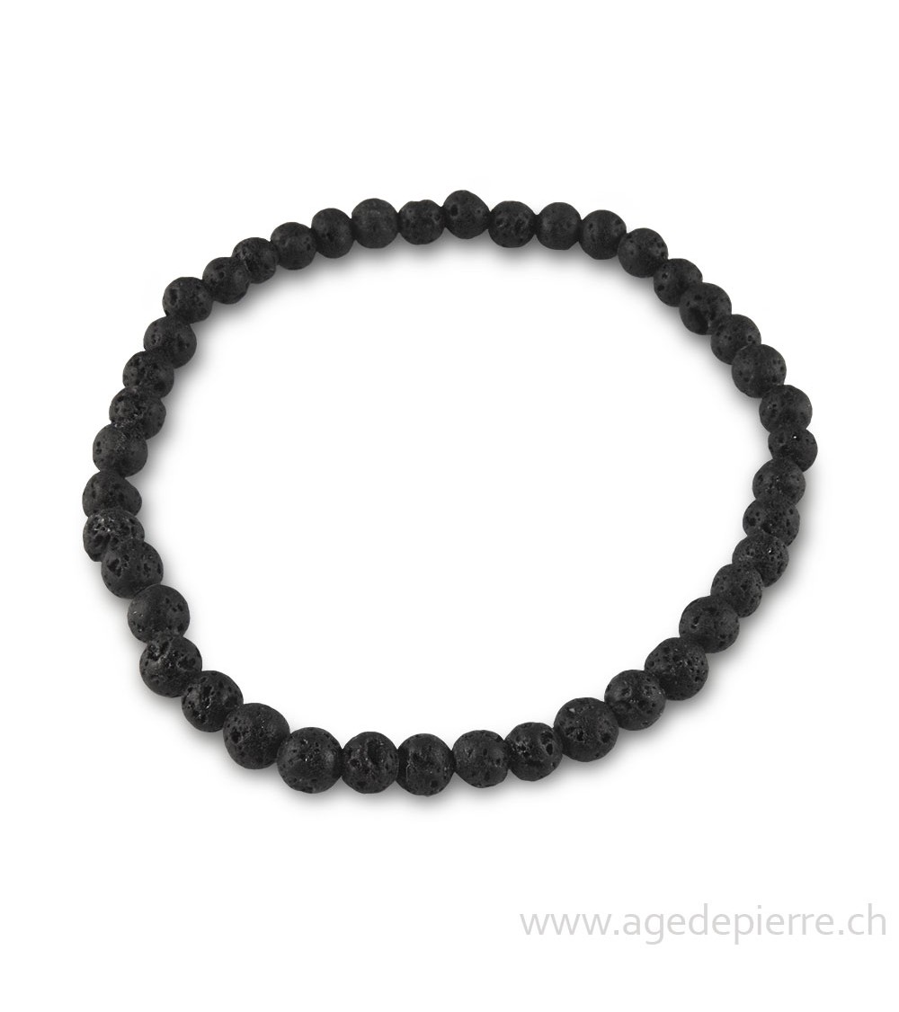 Lave bracelet avec perles de 4mm