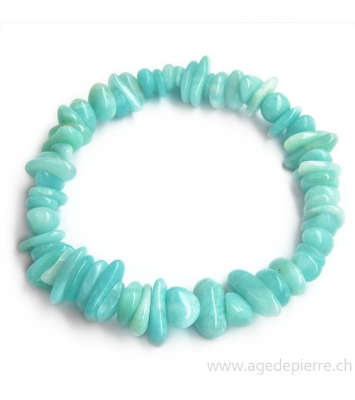 Amazonite bracelet chips