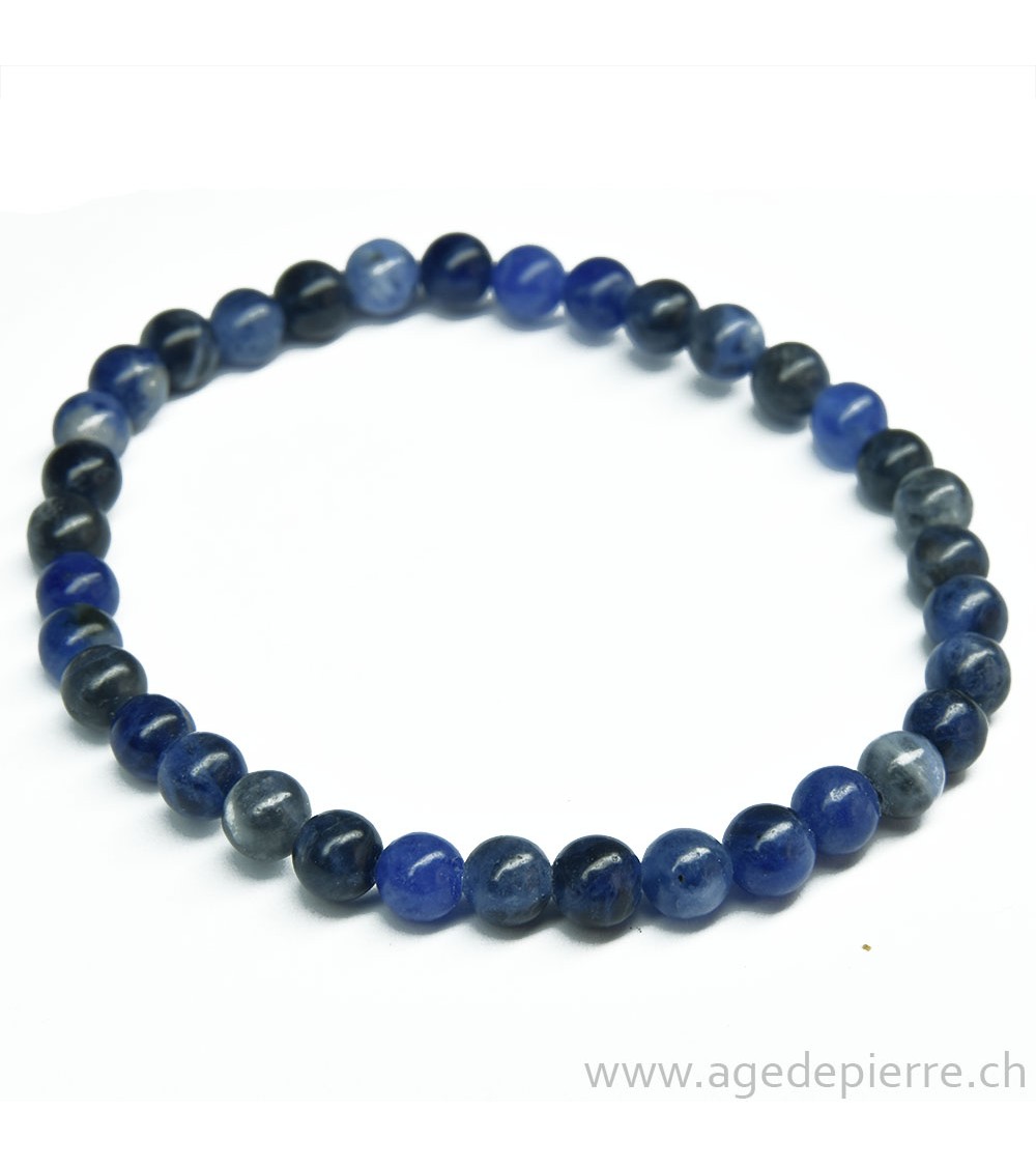 Sodalite bracelet l'âge de pierre Vevey