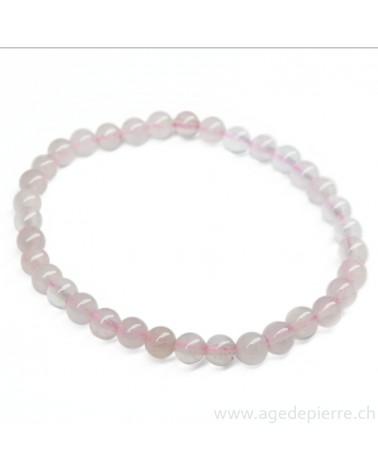 Bracelet en quartz rose l'Âge de pierre Vevey
