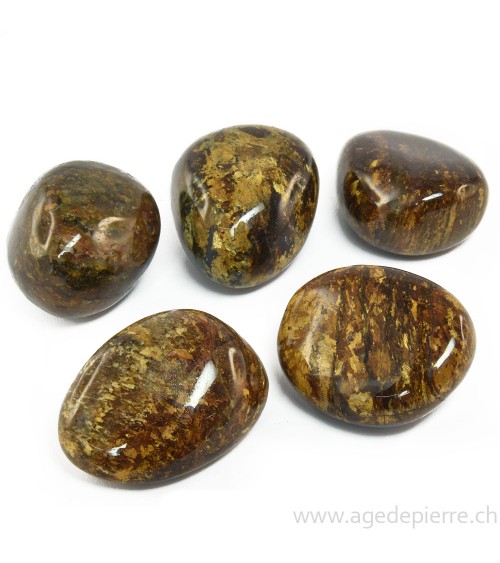 Bronzite galets ronds