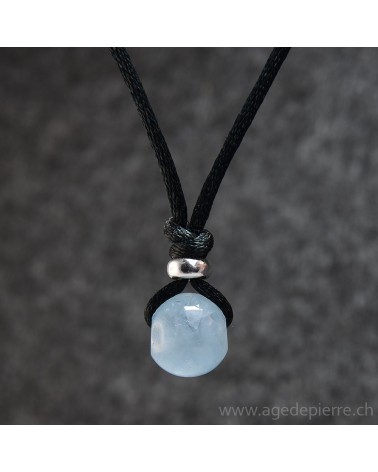 Pendentif aigue marine