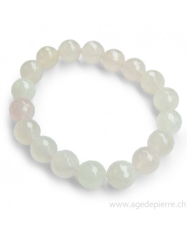 Bracelet en quartz rose