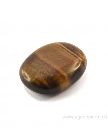 Oeil de tigre petit galet plat