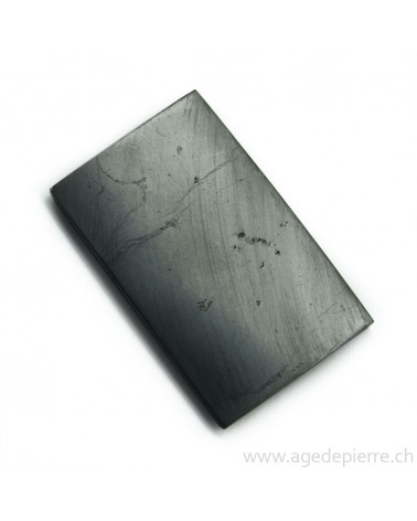 Plaquette autocollante de shungite pour téléphones l'âge de pierre vevey
