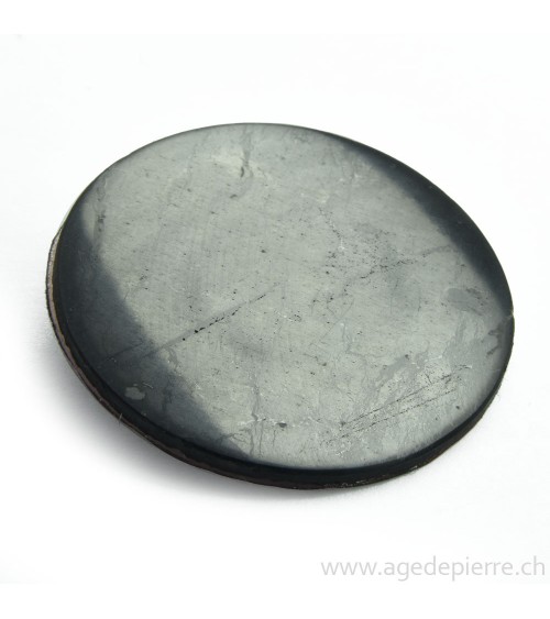 Pastille autocollante de shungite pour téléphones l'âge de pierre vevey