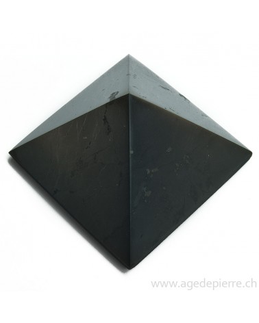 Shungite pyramide l'âge de pierre vevey
