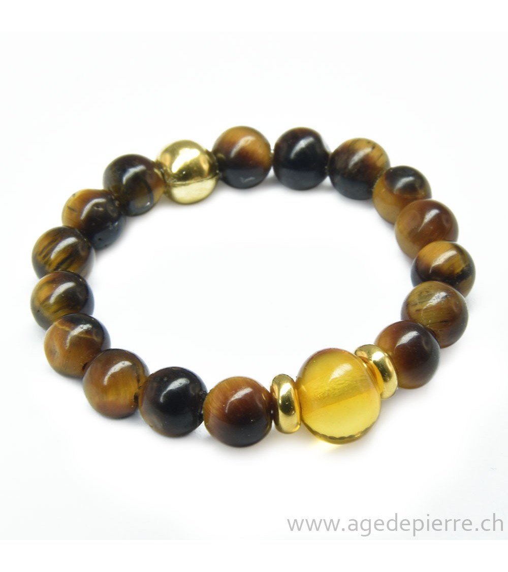 bague avec ambre