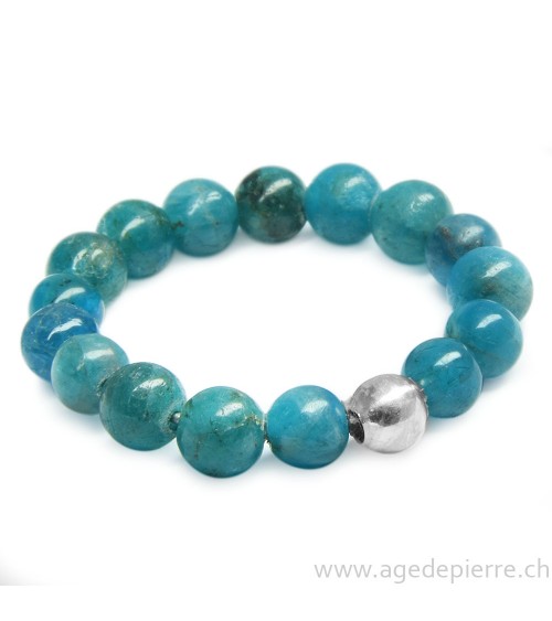 Bague bille en apatite