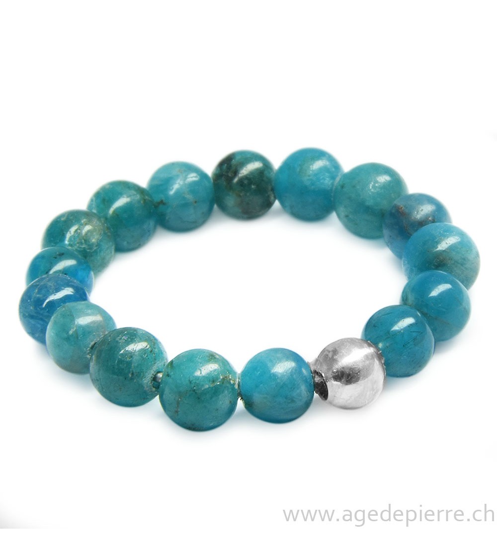 Bague bille en apatite