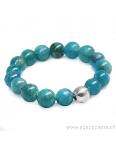 Bague bille en apatite