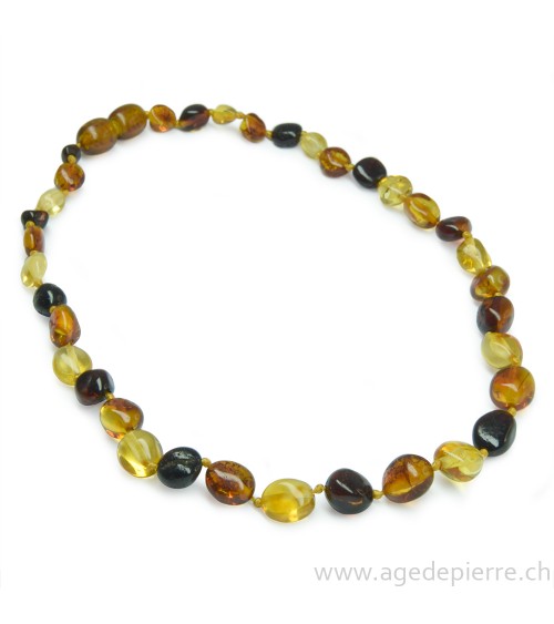ambre collier bébé