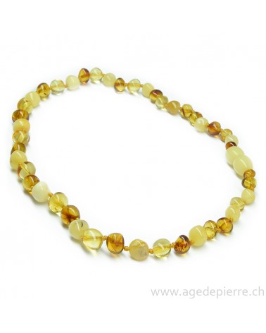 Ambre collier bébé