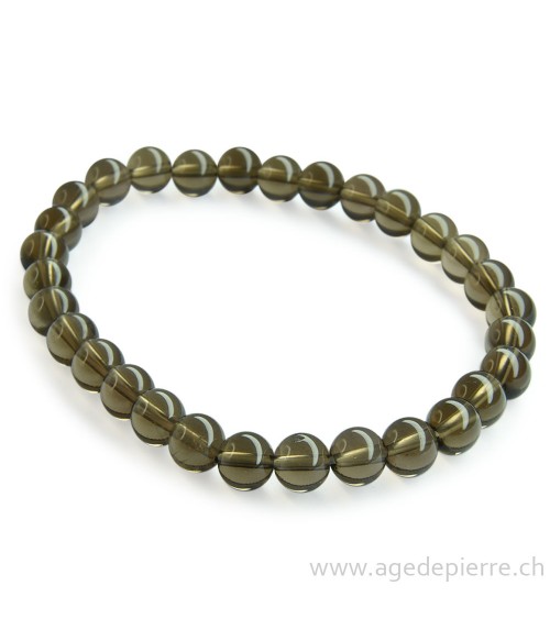 Quartz fumé bracelet